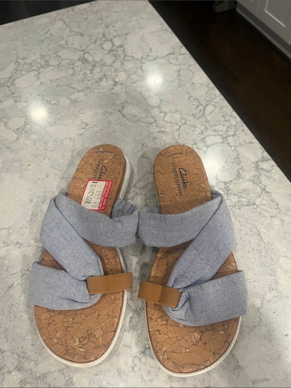 Clark's Cloudsteppers sandals Sz 8.5 - comfy!